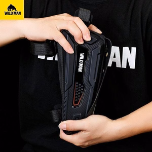 WILDMAN matkalaukku polkupyörän rungolle vetoketjulla, 1L (4 "- 7"), M90, musta