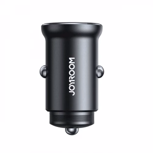 Joyroom JR-CCN06 30W 2x USB-C Metallinen Mini Autolaturi - musta