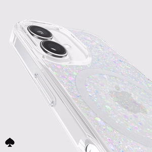 MagSafe-yhteensopiva Kate Spade New York Chunky Glitter -suojakuori Apple iPhone 16:lle