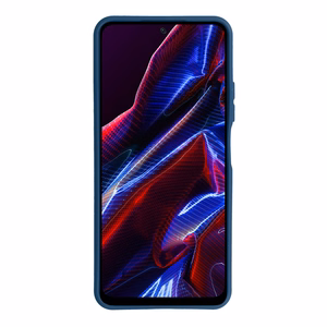 Camshield Soft Suojakuori Xiaomi Redmi Note 12 5G / Poco X5:lle - laivastonsininen