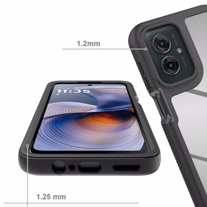 Tech-Protect Defense Case for Motorola Moto G15 / G15 Power / G05 / E15 - Black