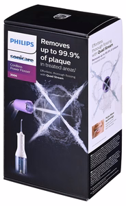 Philips Sonicare Power Flosser johdoton suuhuuhtelulaite HX3826/31 – 1 suutin, 250 ml, valkoinen