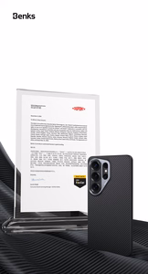 Benks Magnetic Armor Pro Kevlar metallikehys suojakuori 600D G048 Samsung Galaxy S26:lle musta
