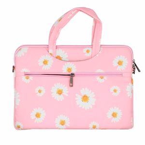 Wonder Briefcase Laptop 17 inches pink daisies
