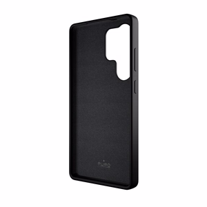 Puro Icon silikoninen suojakuori Samsung Galaxy S25 Ultra -puhelimelle - musta