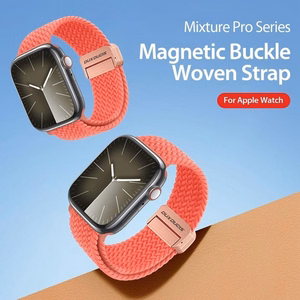 Dux Ducis MIXTURE PRO joustava punottu ranneke Apple Watch 38 / 40 / 41 mm:lle guava