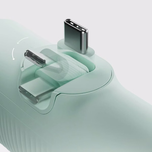 SBS EcoPower 5000 mAh 10W tehopankki sisäänrakennetulla USB-C-portilla - vihreä