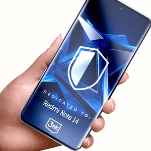 Tempered glass 3mk HardGlass Max Lite Black for Xiaomi Redmi Note 14 5G