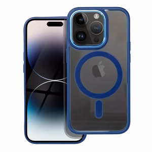 Suojakuori iPhone 14 PRO:lle Color Edge Mag Cover yhteensopiva MagSafe sininen