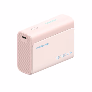 Cuktech CP13 30W 10000mAh varavirtalähde USB-C + USB-A - vaaleanpunainen