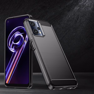 Carbon Case Joustava kansi Realme 9 Pro musta
