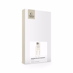 Tech-Protect MagNecklace MagSafe Suojakuori iPhone 16 Pro Max:lle - Beige