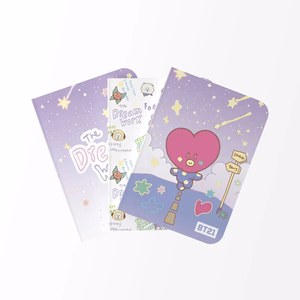 BT21 TATA A6 -muistikirjasetti, 3 kpl