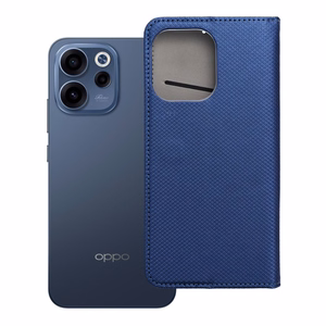 Smart Case Book -suojakuori OPPO Reno 15F laivastonsininen