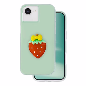 Fruit 2in1 suojakuori iPhone 16e / 17e vihreä