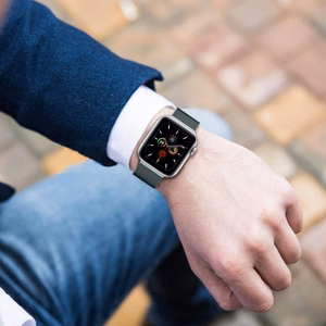 Tech-Protect MilaneseBand Ranneke Apple Watch 4/5/6/7/8/9/SE 38/40/41mm Hopeinen