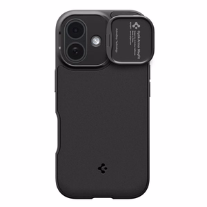 Spigen Optik Armor MagSafe Suojakuori iPhone 17:lle - musta