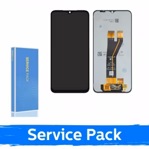 LCD-näyttö yhteensopiva Samsung A146P A14 5G musta (Service Pack / Aftermarket)(NF versio)