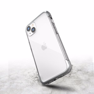 Raptic X-Doria Air Case iPhone 14 panssaroitu suojus hopea