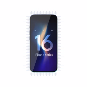 Karkaistu lasi 3mk FlexibleGlass iPhone 16 Plus:lle