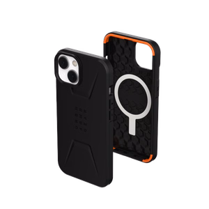UAG Civilian MagSafe Suojakuori iPhone 14 Plus:lle - musta