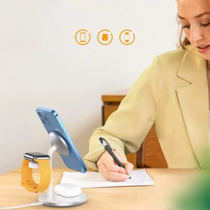 Langaton laturi Choetech T585-F 3in1 valkoinen 15W (iPhone / Apple Watch / Airpods)