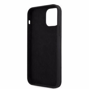 Guess GUHCP12SLSVSBK iPhone 12 mini 5.4" musta/musta kovakotelo Script Vintage