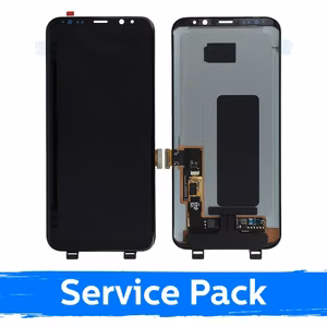 LCD-näyttö Samsung G955 S8 Plus musta (Service Pack) (NF versio)