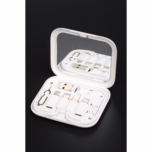 Setty travel adapter set 11 in 1 AD-S11-16 pink
