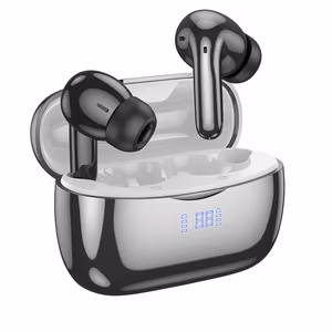 Hoco langattomat Bluetooth-kuulokkeet TWS ANC ENC EQ16 musta lasite
