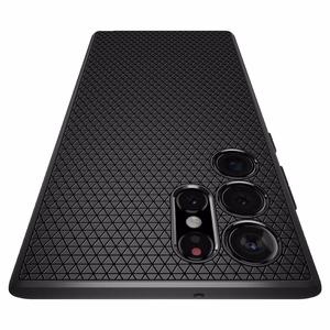 Spigen Liquid Air kotelo Samsung Galaxy S22 Ultra - Matta musta