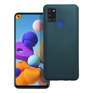 Suojakuori Samsung A21S Matt tummanvihreä