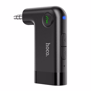 Hoco Langaton Auton AUX-vastaanotin E53 Musta