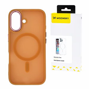 Wozinsky Fashion Suojakuori MagSafe Samsung Galaxy S25:lle - oranssi
