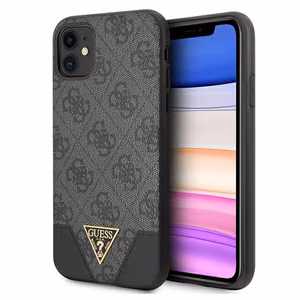 Guess 4G Triangle Collection suojakuori iPhone 11 6.1" / Xr:lle - harmaa