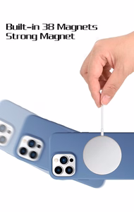 HDD Silikoni MagSafe Suojakuori Apple iPhone 16 Pro musta
