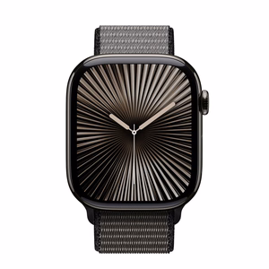 Crong Nylon Apple Watch -urheiluranneke, 44/45/46/49 mm, yönharmaa