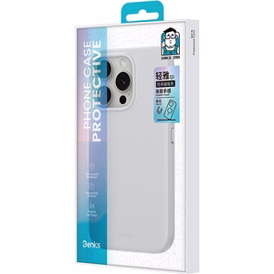 Benks Magneettinen Vita Pro silikoninen suojakuori iPhone 16 Pro Max:lle harmaa