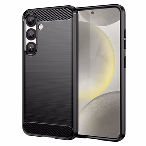 Carbon Suojakuori Samsung Galaxy S24:lle musta