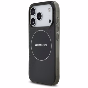 AMG Double Layer Transparent Smocked MagSafe -suojakuori iPhone 17 Pro - musta