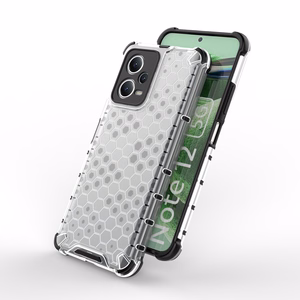 Honeycomb panssari hybridinen Suojakuori Xiaomi Redmi Note 12 5G / Poco X5 5G:lle musta