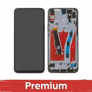 LCD Display Compatible With Huawei P Smart Z with Frame / Midnight Black / OEM