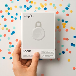Chipolo LOOP – ladattava Bluetooth-paikannin silikonilenkillä iOS & Android, Chalk