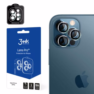 3MK Lens Protection Pro iPhone 12 Pro kameran linssin suojaus kiinnityskehyksellä 1 kpl.