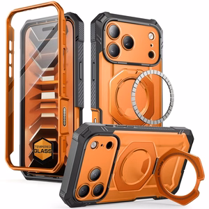 Supcase Grip Pro Mag MagSafe -suojakuori iPhone 18 Pro / 17 Pro – oranssi