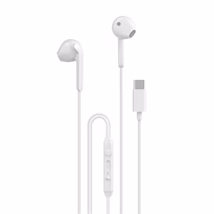 Dudao X3C in-ear langalliset USB-C-kuulokkeet 1,2 m - valkoinen