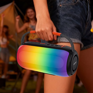 Dudao Y21 langaton kaiutin RGB-taustavalolla Bluetooth 5.3 - musta