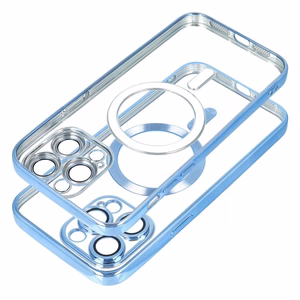 Suojakuori Samsung A37:lle Electro Mag Cover yhteensopiva MagSafe sininen