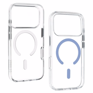 Liavec Pure suojakuori Iphone 17 Pro/18 Pro -puhelimelle, vaaleansininen (kameran ohjauspainike)