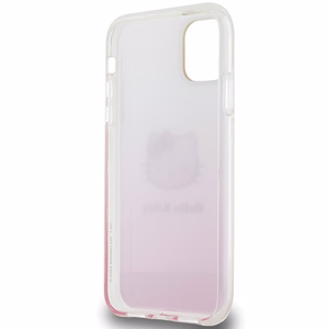Hello Kitty IML Gradient Electrop Kitty Head suojakuori iPhone 11 / Xr:lle - vaaleanpunainen